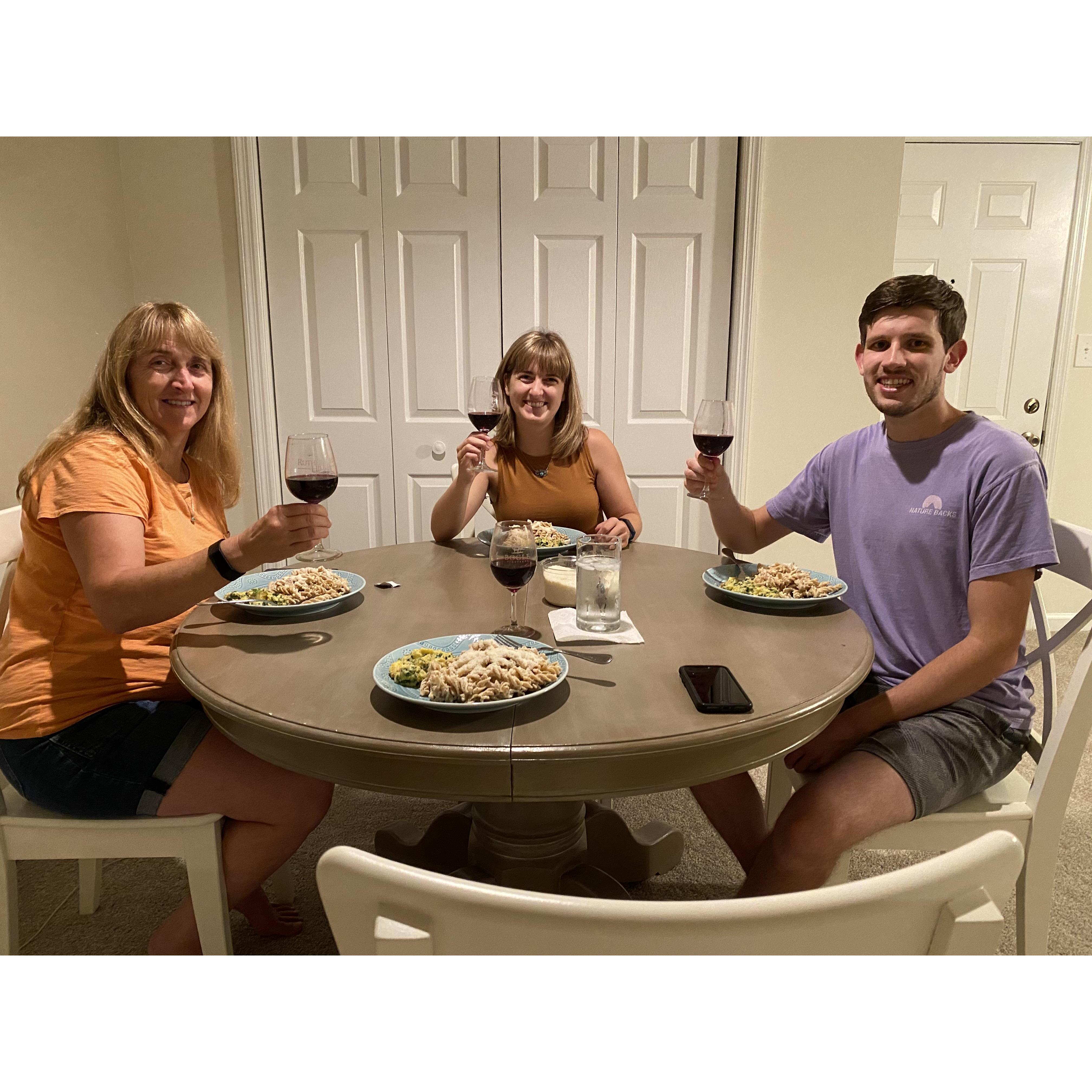 First night in Columbia, SC, 2020