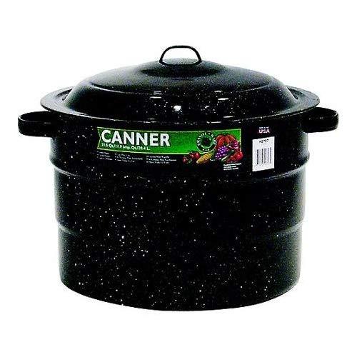 Granite Ware 21.5-Quart Porcelain Canner With Rack