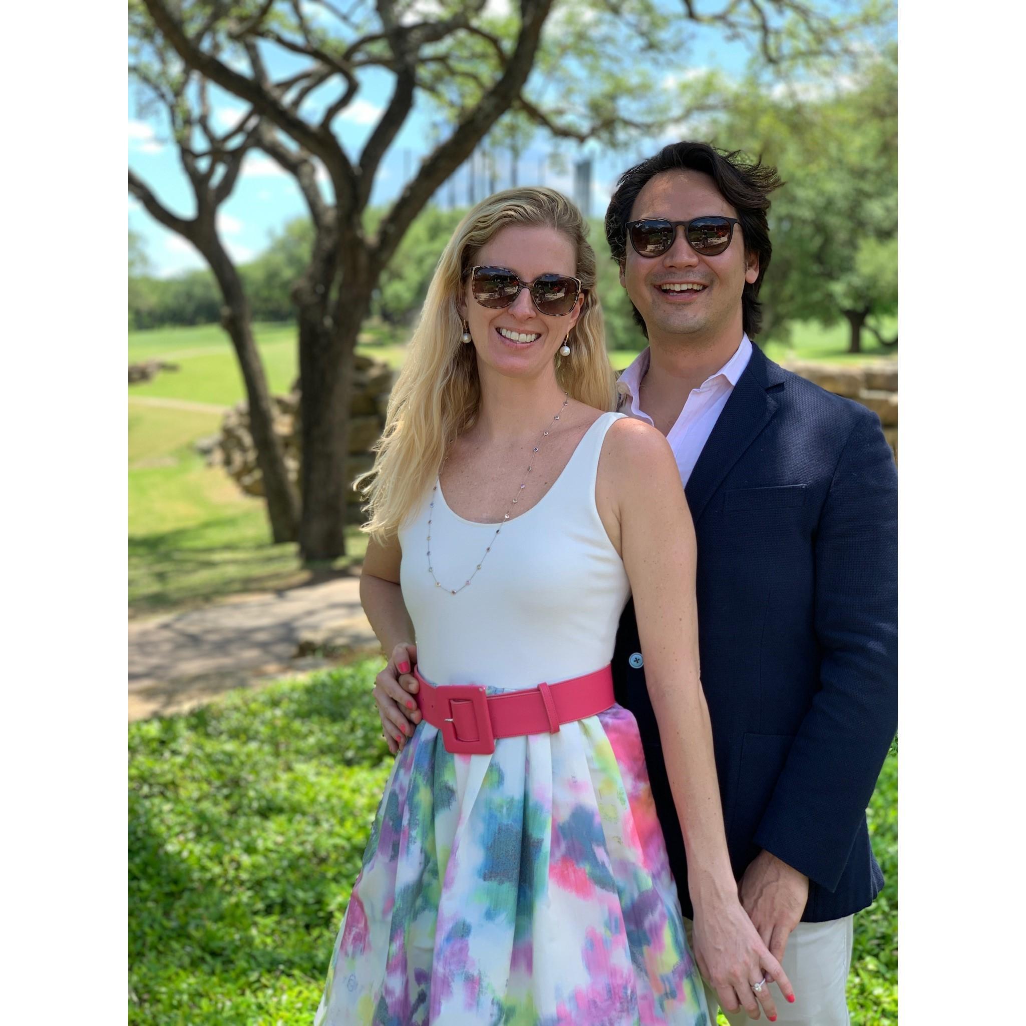 We're engaged! Easter Sunday, April 21, 2019