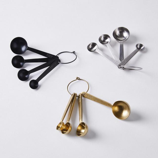 Measuring Spoon Set, Brass