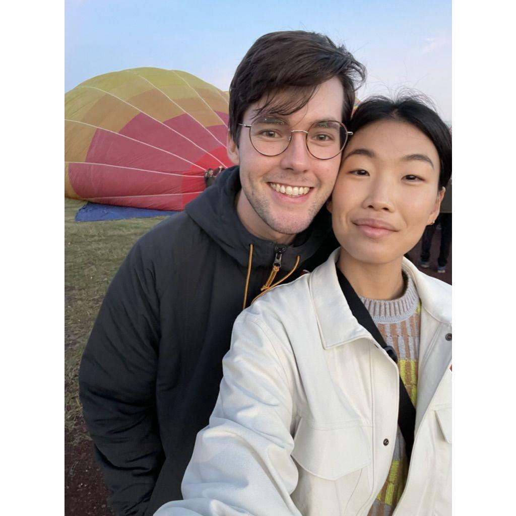 In Mexico City, minutes before Bennett faced his fears of heights - he barely made it