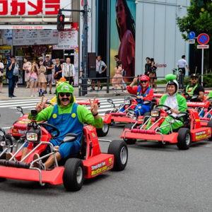 Mario Go-Kart Adventure in Japan