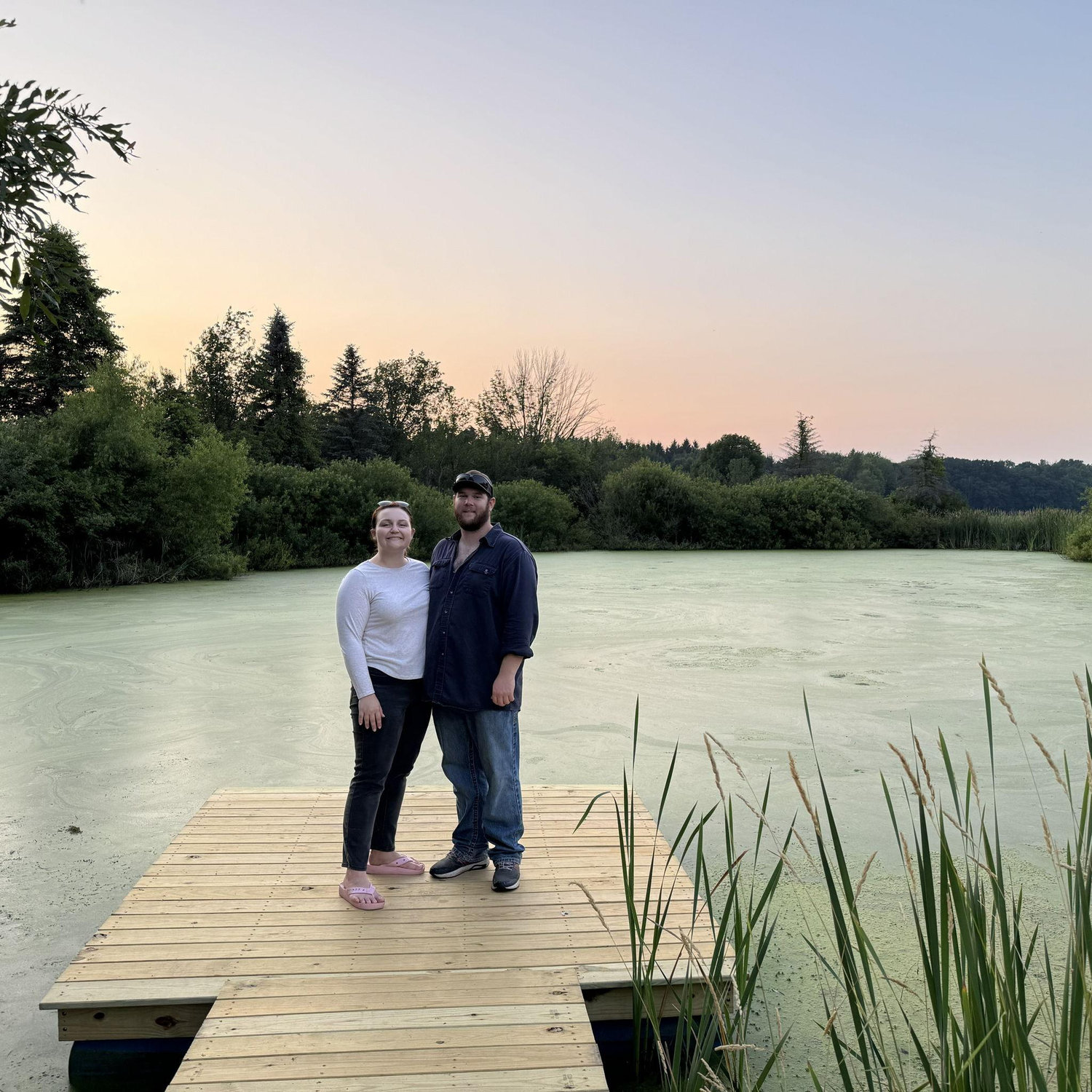 Enjoying our dock - July 2025
