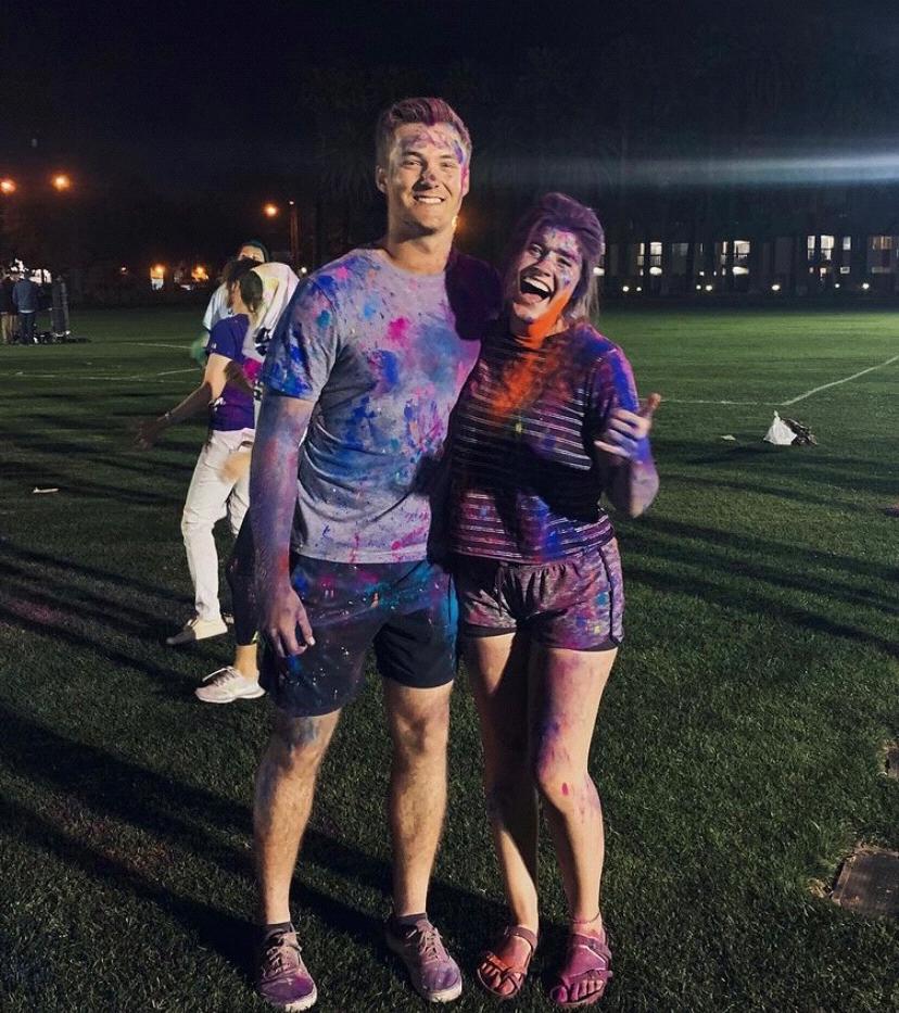 Festival of Color and Katie's school, 2020