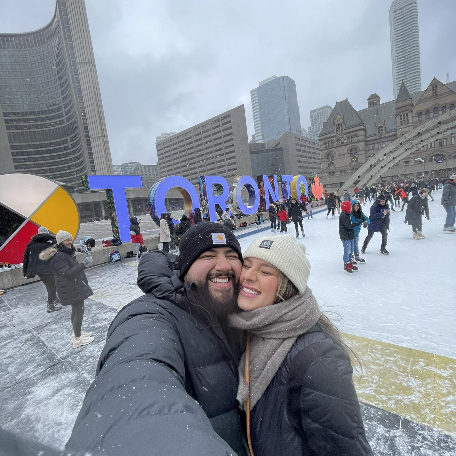 Our first official trip together in Toronto, Canada