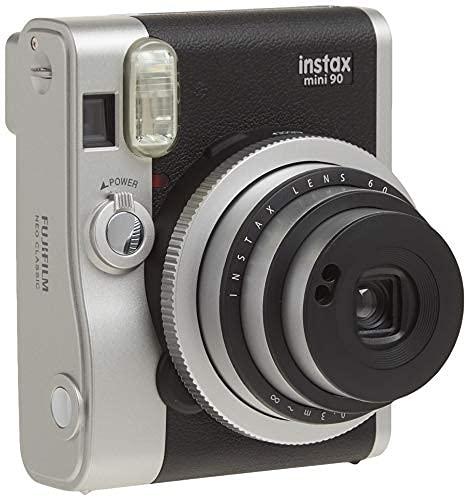 Fujifilm Instax Mini 90 Instant Film Camera Black w/ 120 Count Mini Film Pack