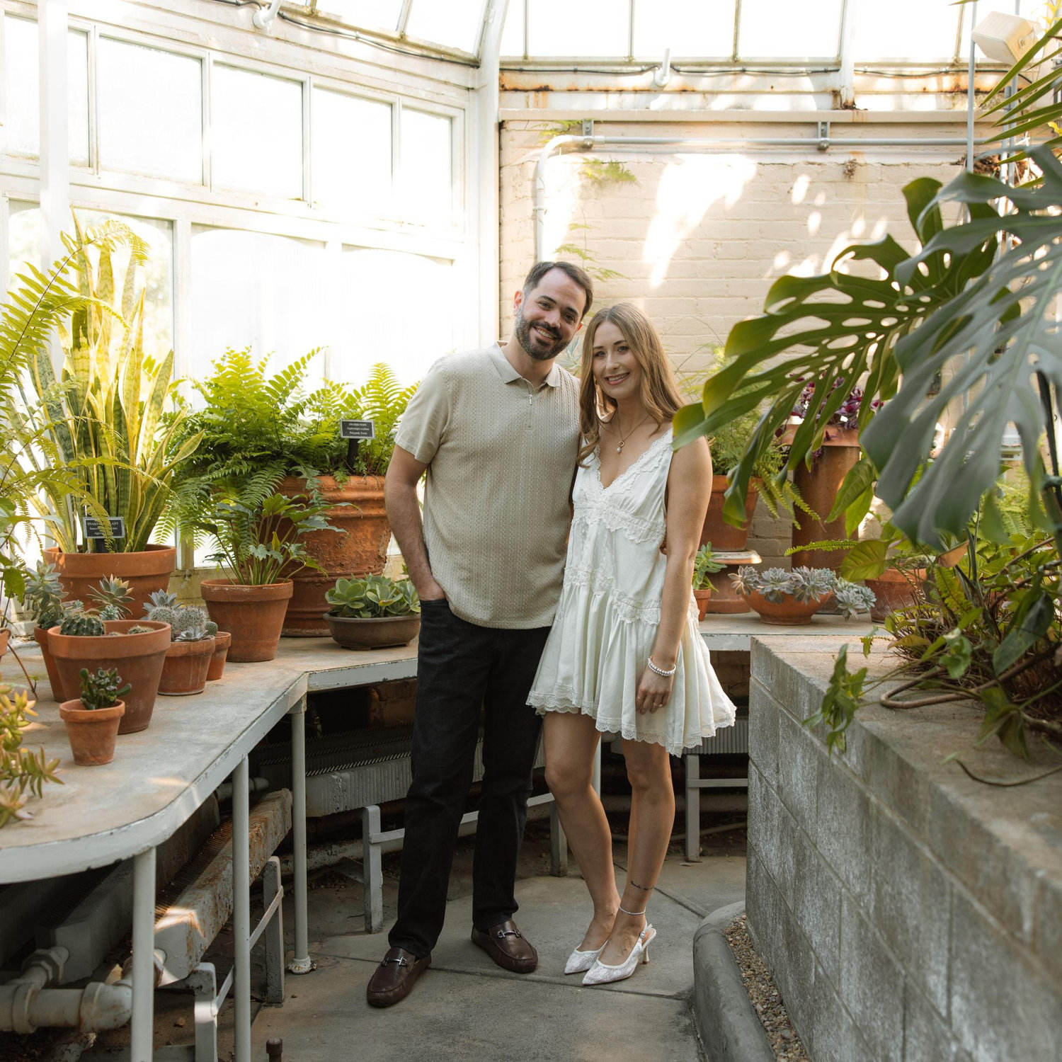 Engagement shoot at The Frick, May 2026