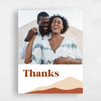 Orange Wedding Thank You - Langdon Photo
