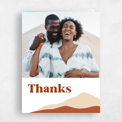 Orange Mountain Wedding Thank You - Langdon Photo