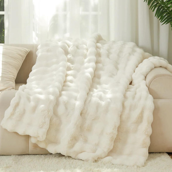 The Malibu Blanket - Lighthouse Cream-Oversized Throw