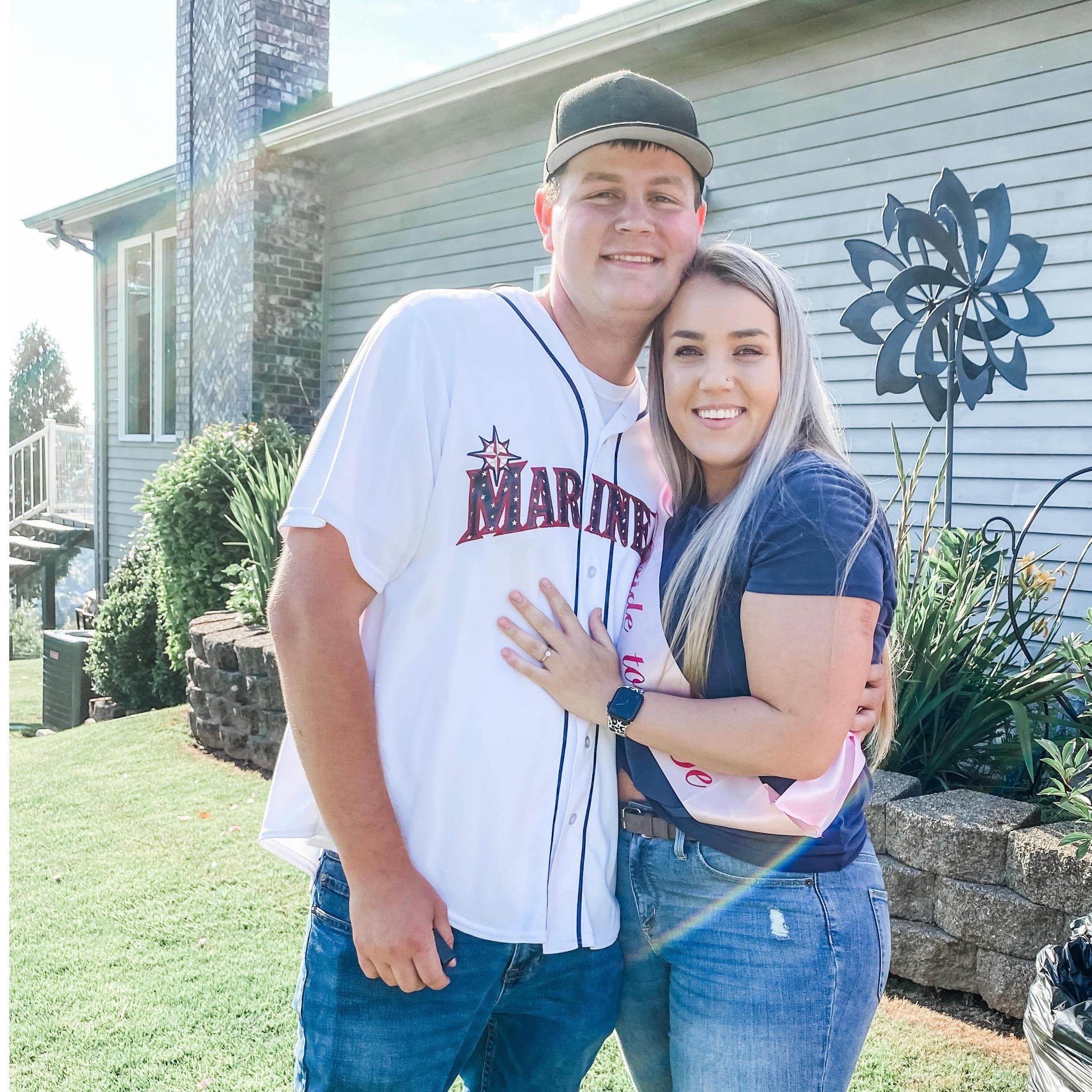 Right after he popped the question!