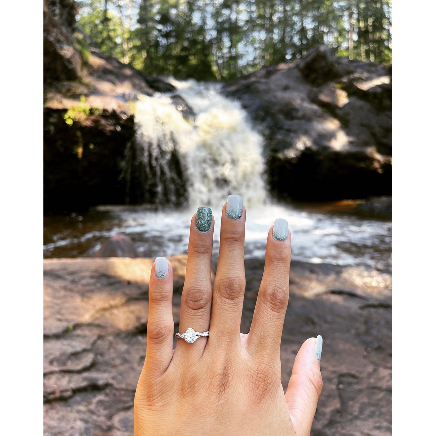 Right after I said "YES!"