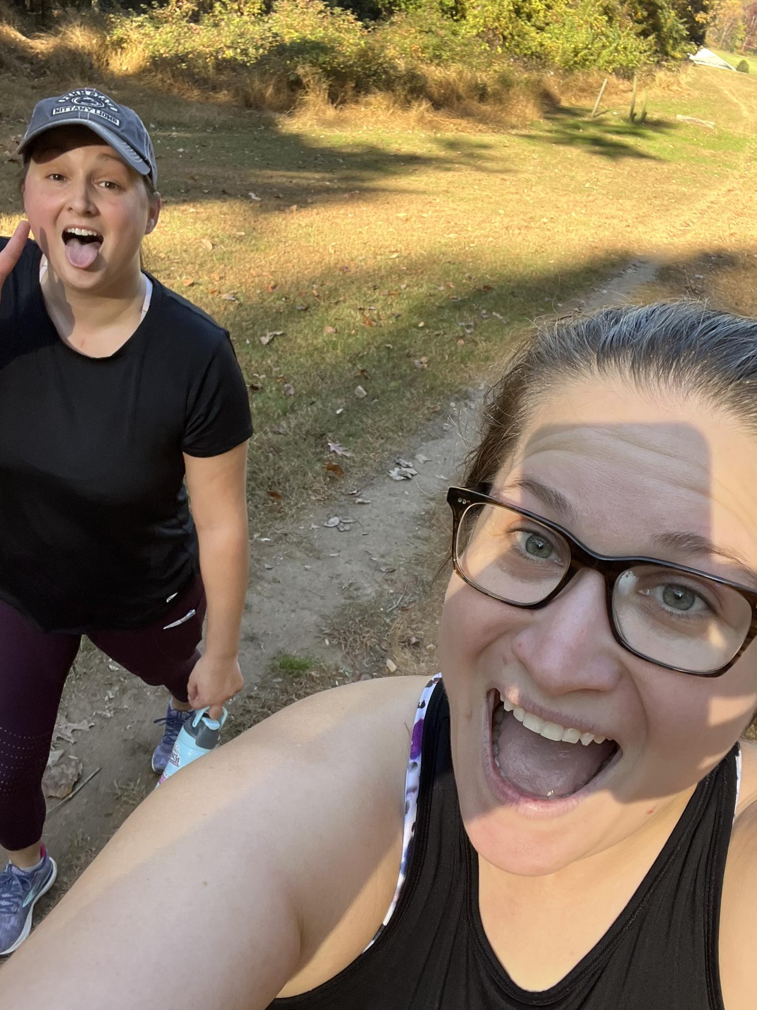 Hiking at Oregon Ridge