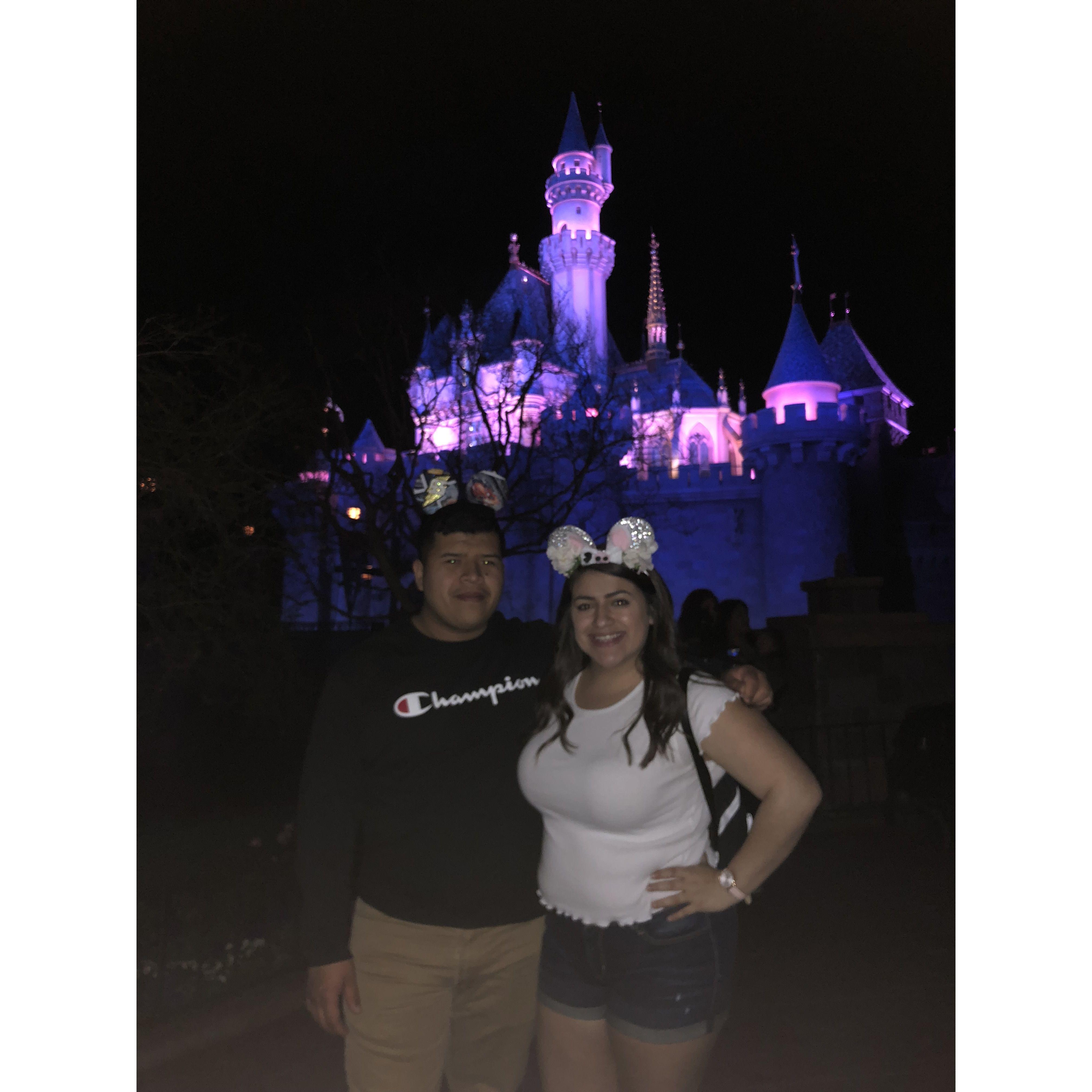 Santi’s first trip to Disneyland