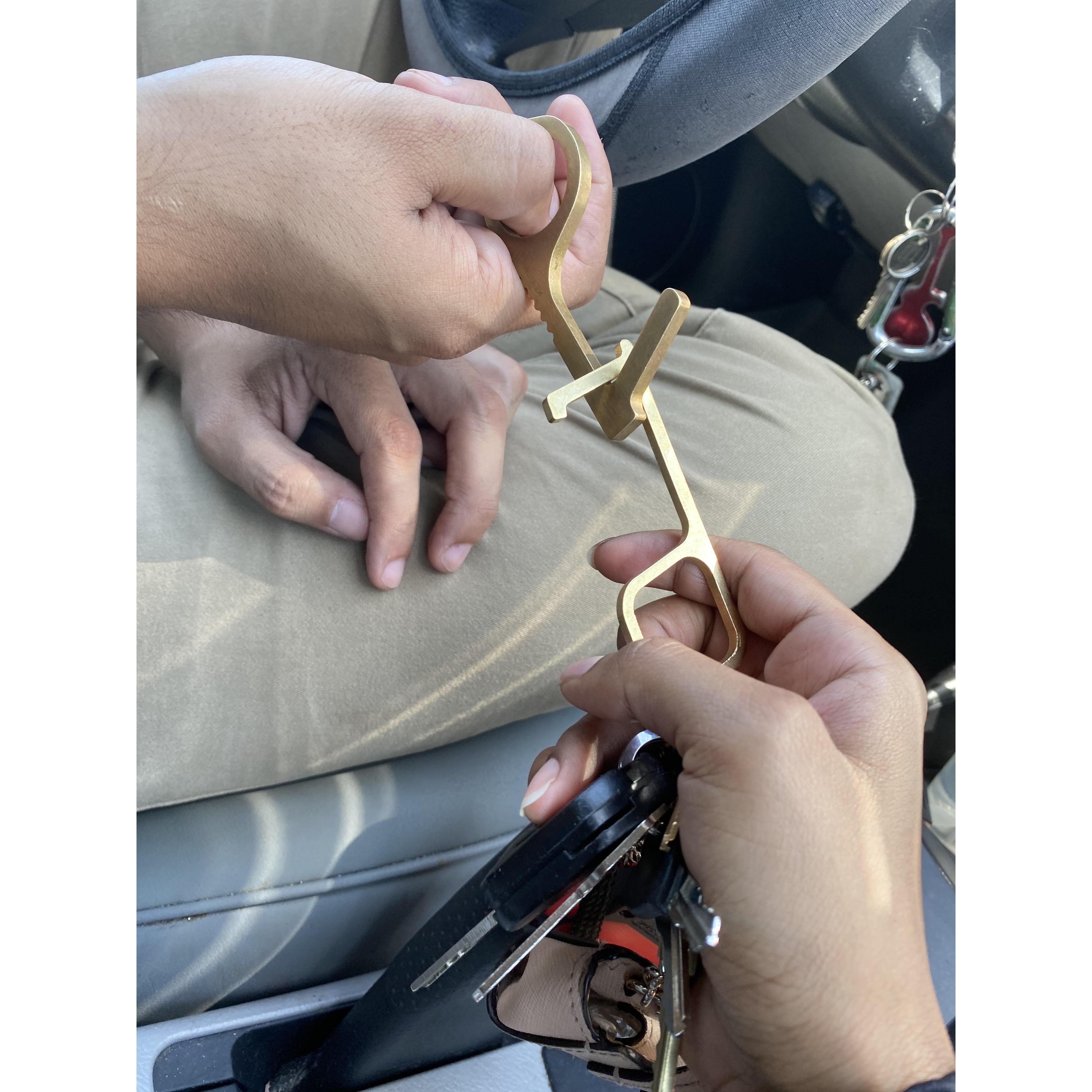 Safety first. 👩🏽‍🤝‍👨🏻