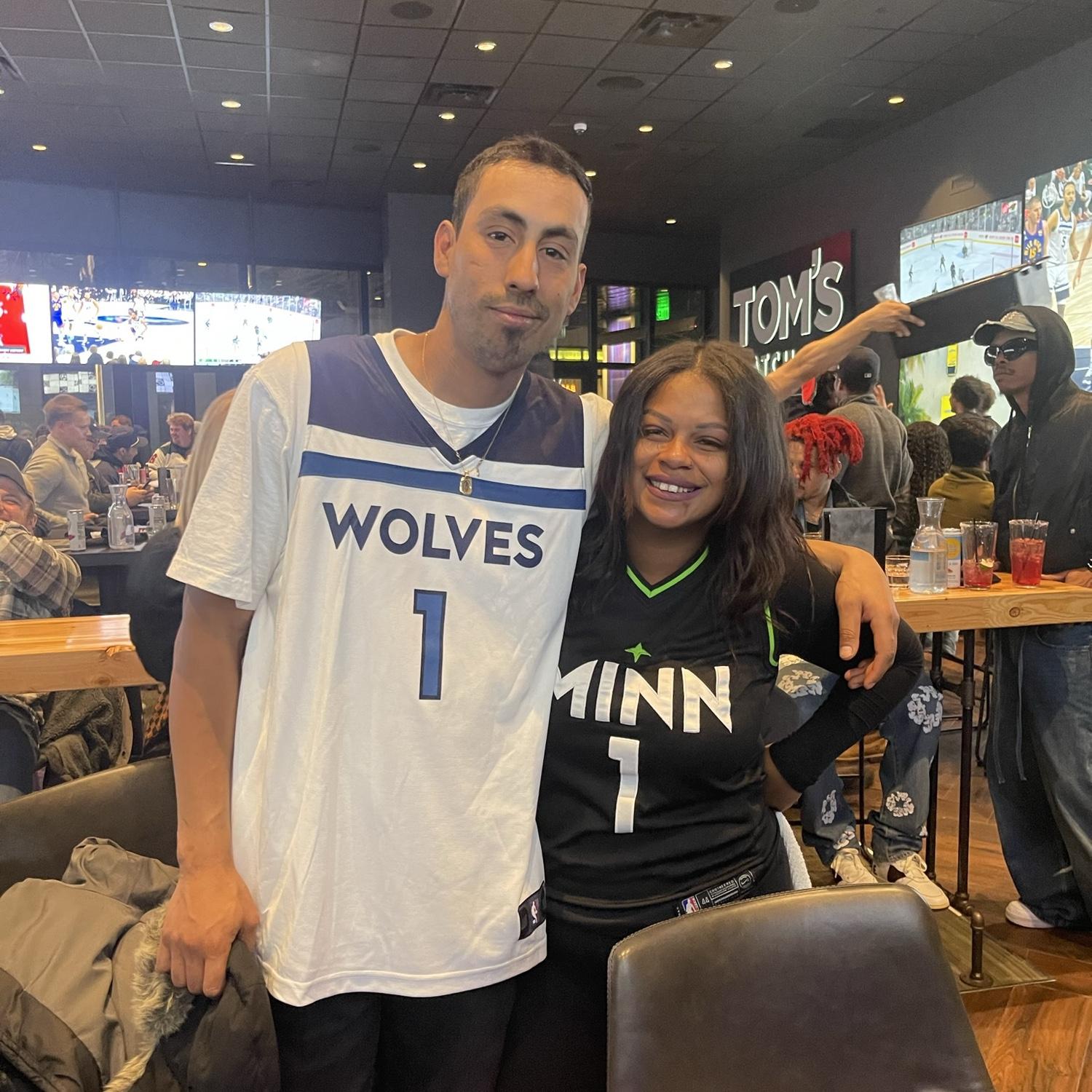 We love going to sporting events together.