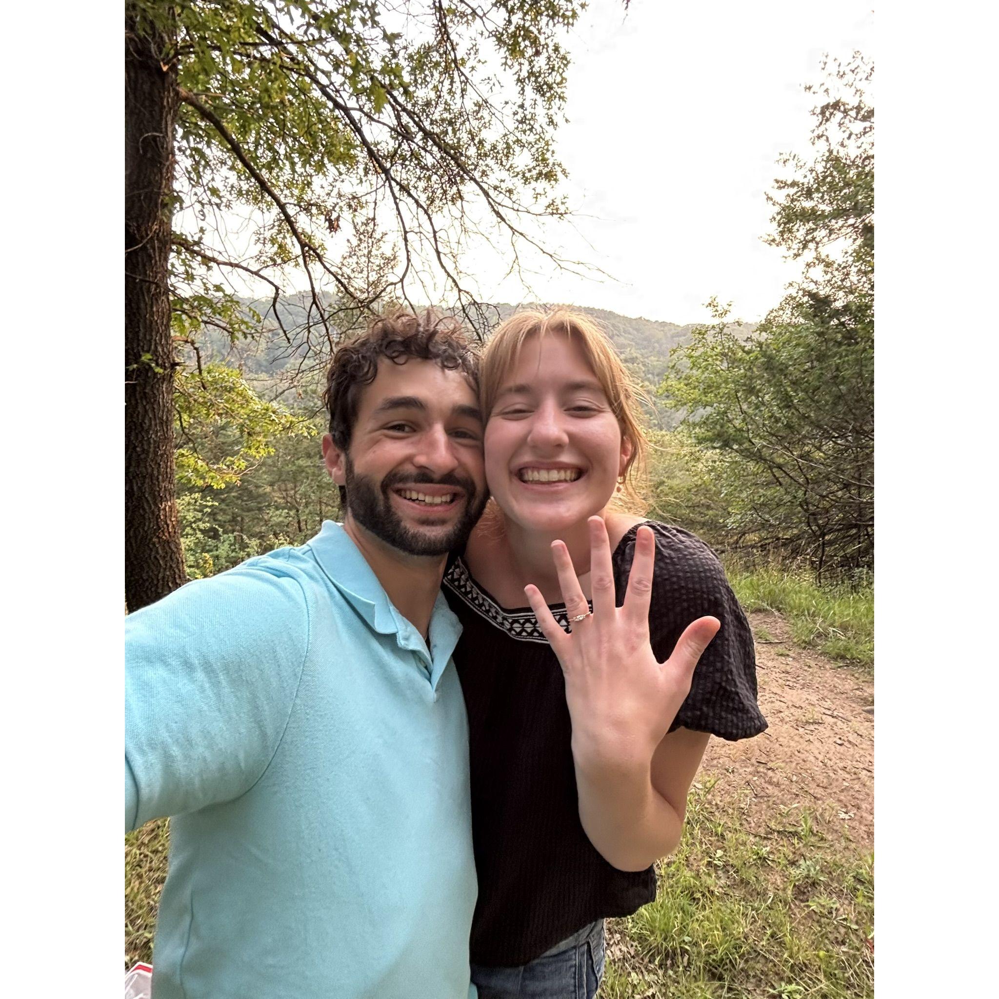 Newly engaged. July 12th