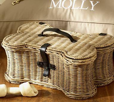 Dog Toy Storage Basket