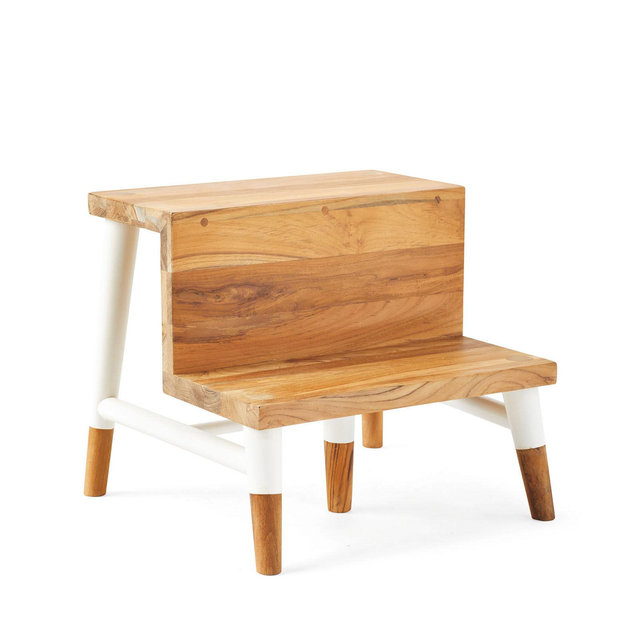 Serena & Lily Teak Step Stool