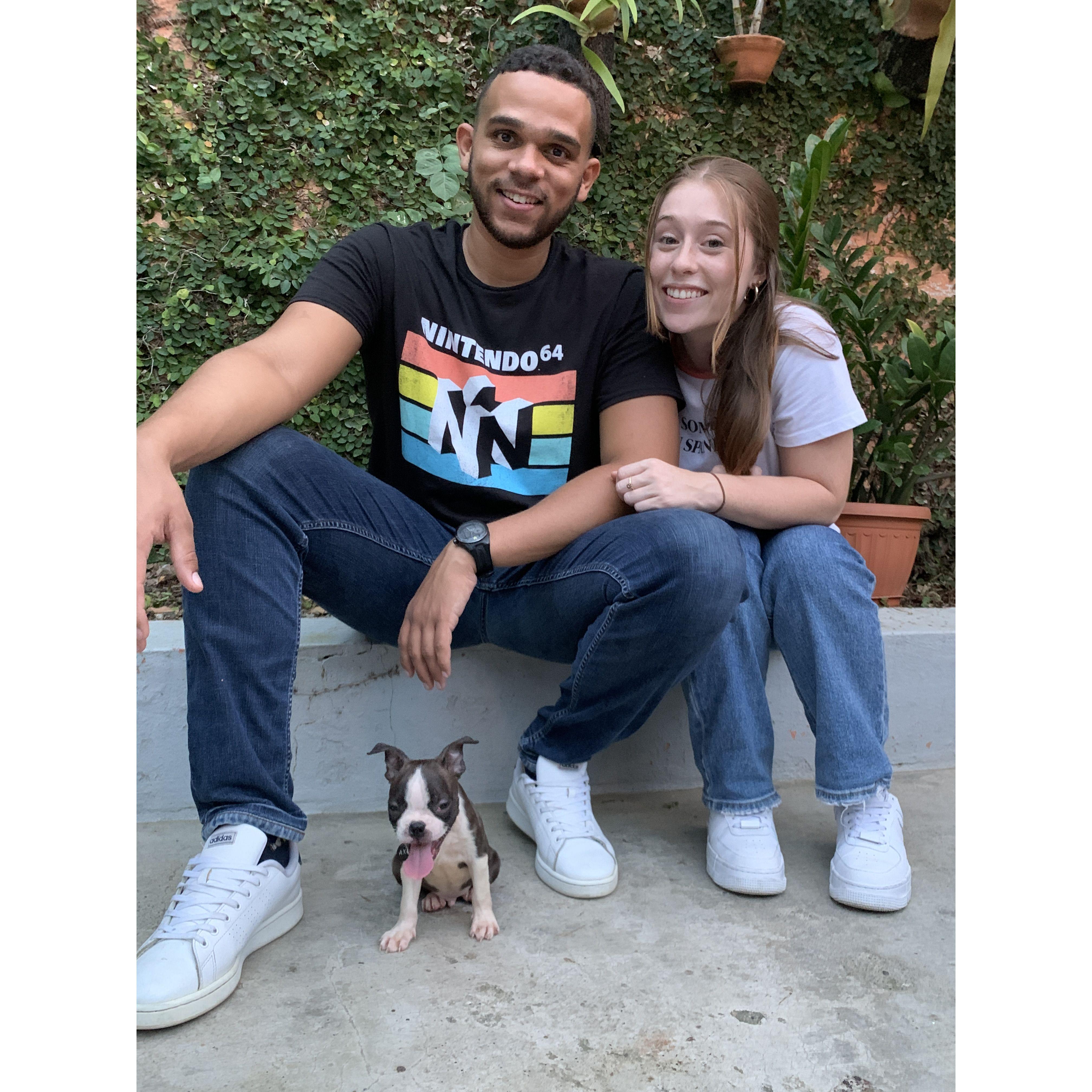 welcoming axel home!