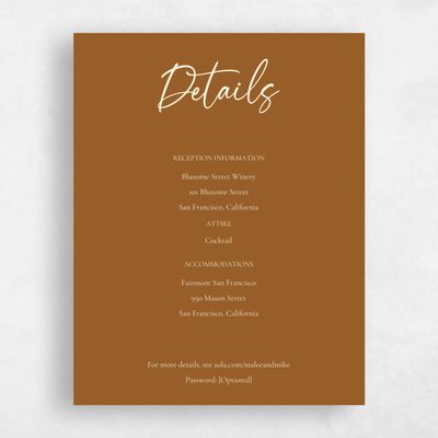 Deep Ochre, Brown Wedding Enclosure - Santorini