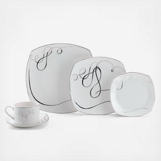 Love Story Square 5-Piece Place Setting, Service for 1
