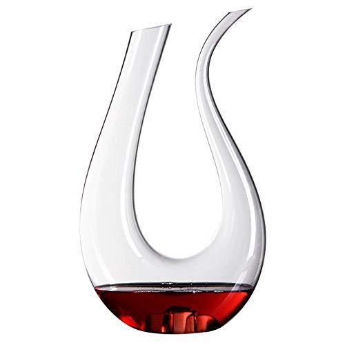Hand Blown Wine Decanter 1500ml Wine Carafe Lead-free Crystal Glass Red Wine Carafe Wine Accessories 1.5L Clean