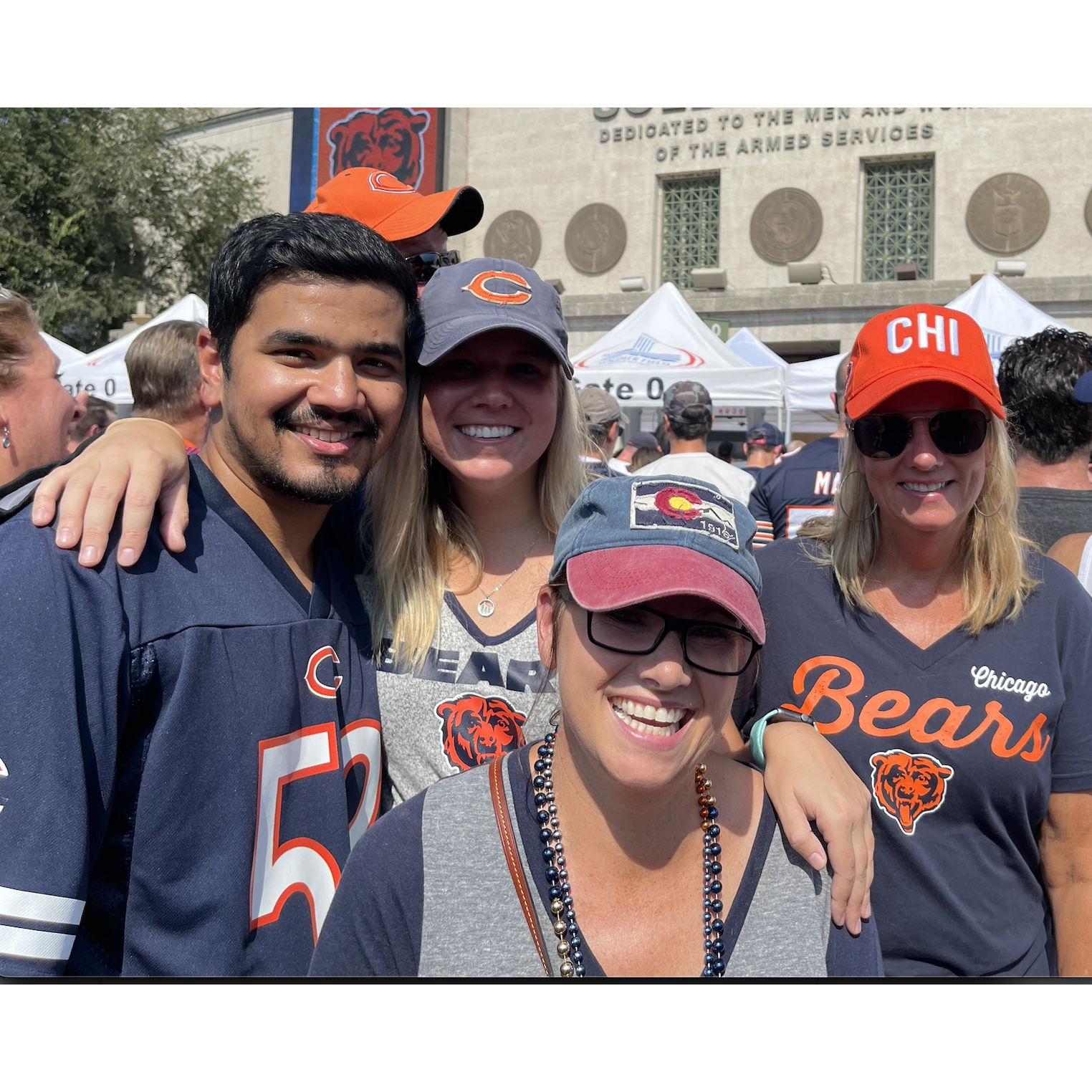 First of many Bears games
September 2021