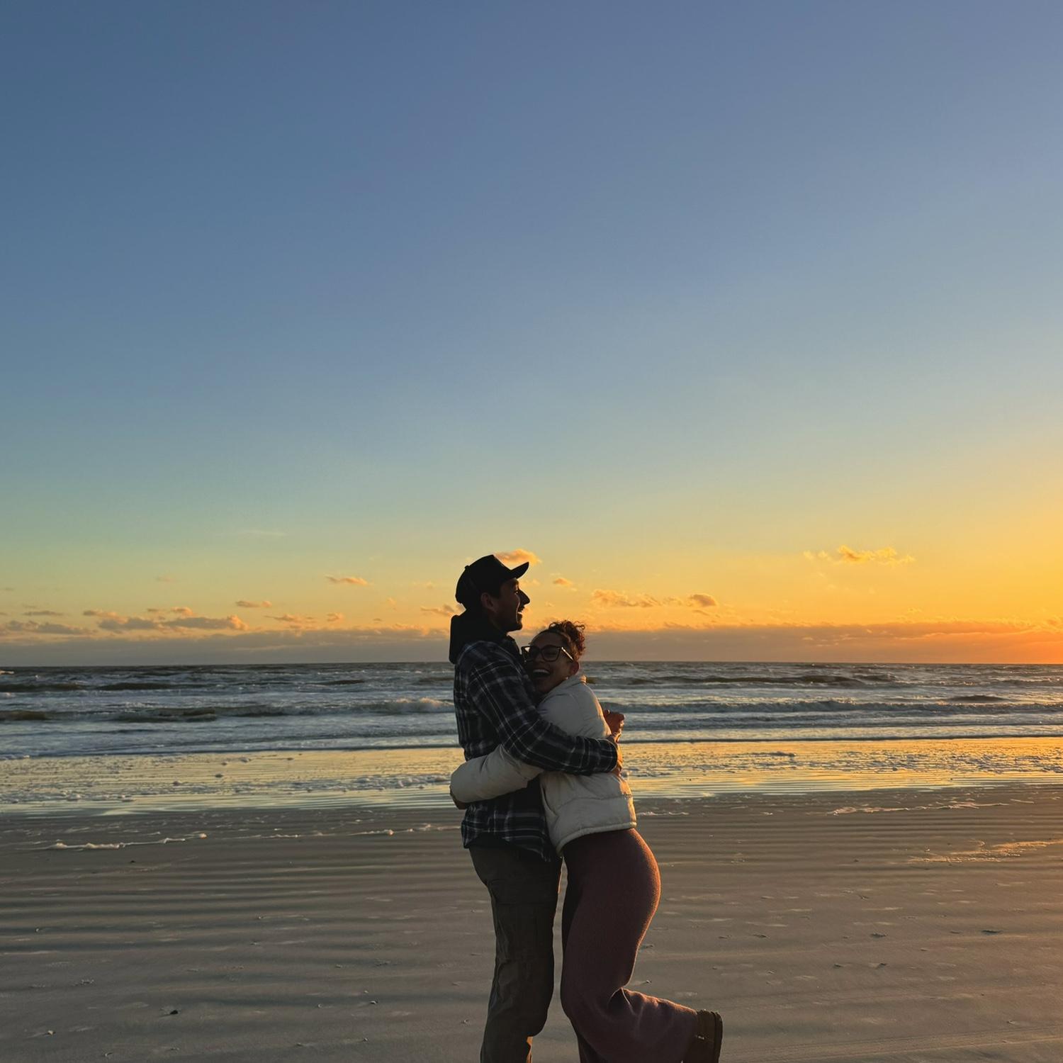 The sunrise was beautiful, but she'll always be the best view ;)
