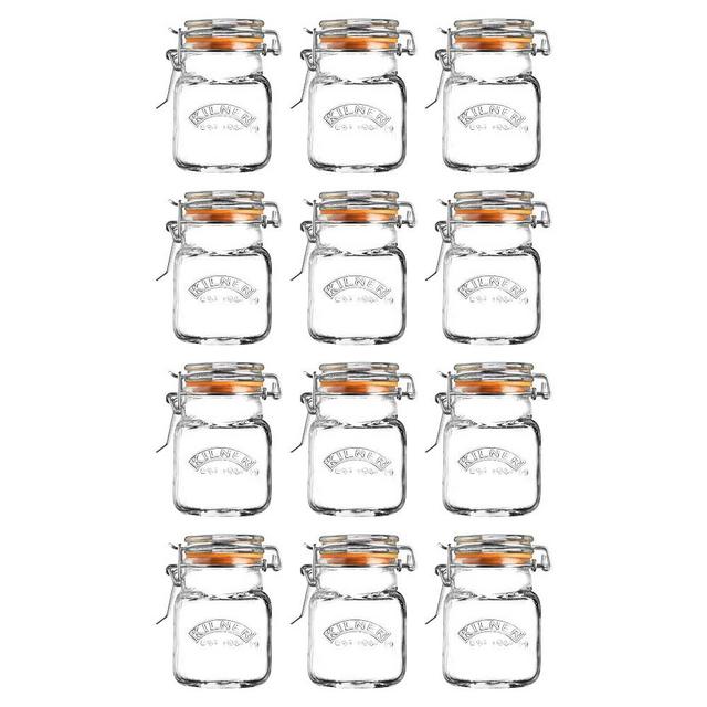 Kilner Spice Jar, 2.4 oz, Set of 12