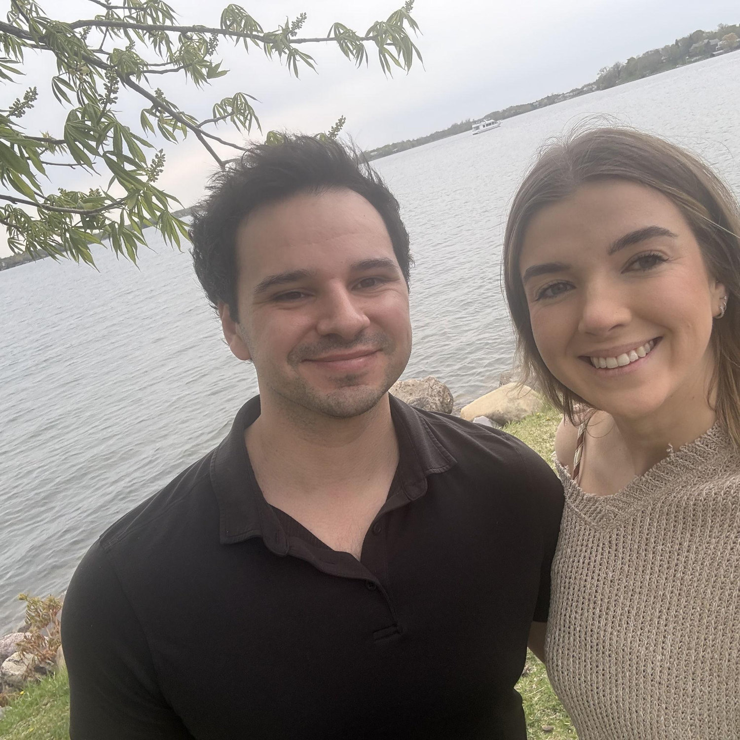 Minutes before Nate proposed to Amanda