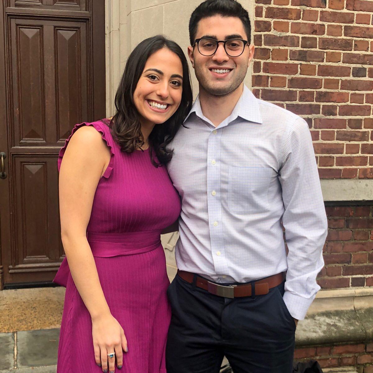 Phil attended Carly's nursing school graduation from Penn very shortly after starting to date!