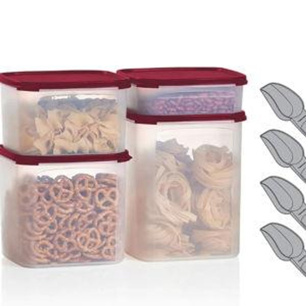 Tupperware® Modular Mates® Rectangular Set - Bordeaux color
