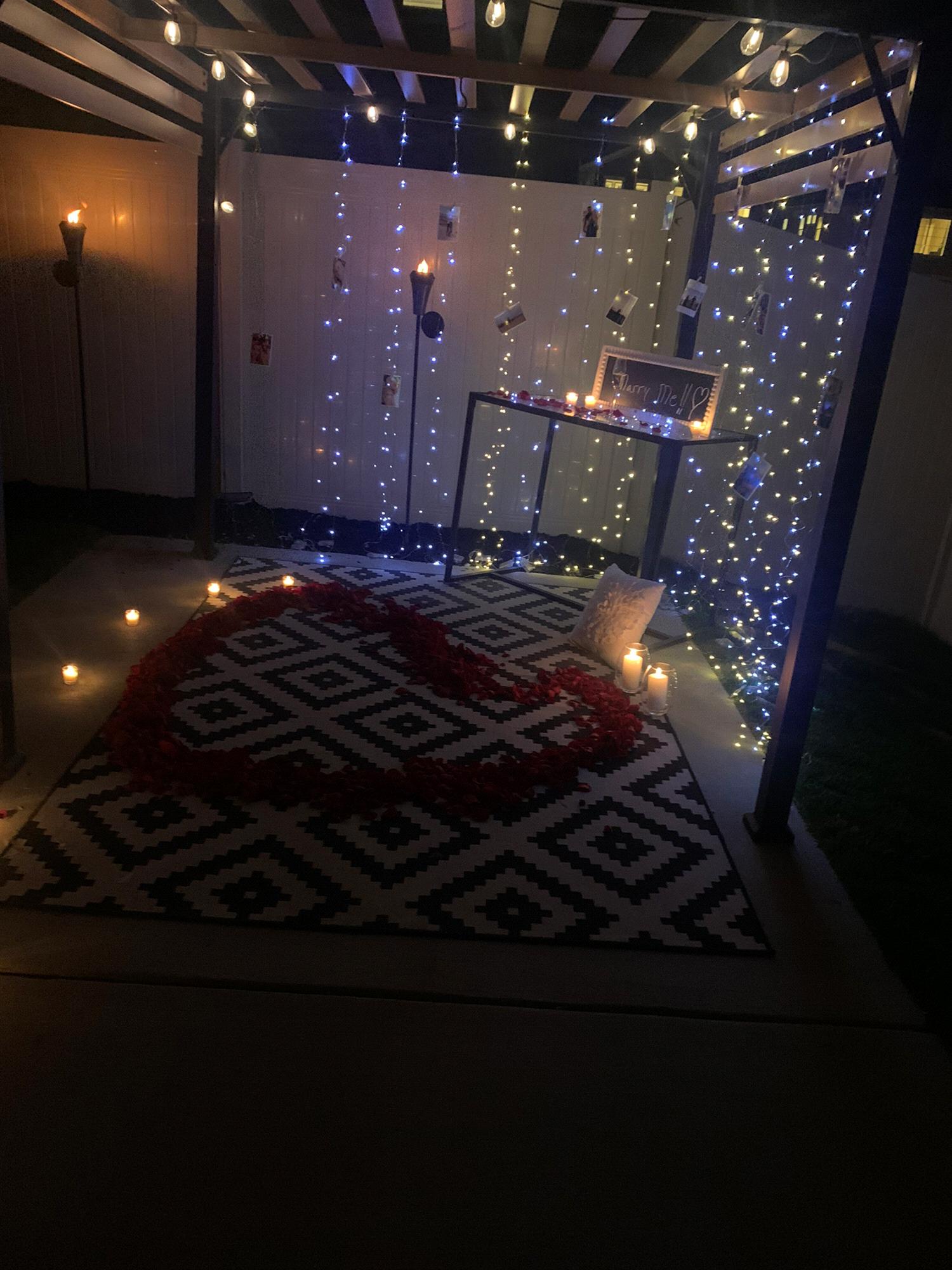 Taylor had planned the most beautiful engagement.