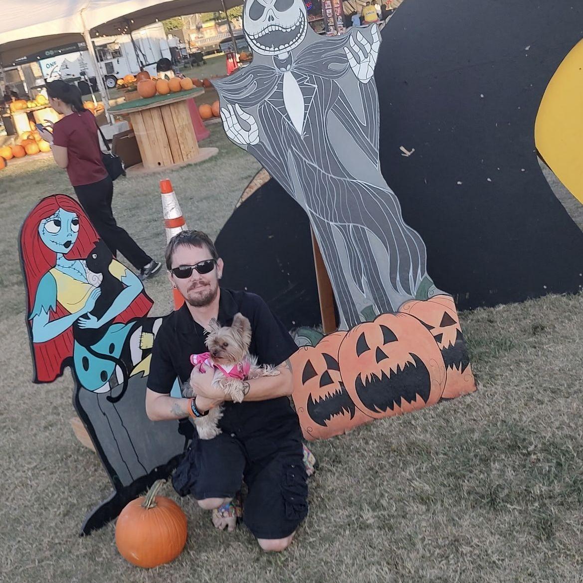 October 2025 We took little miss Indy to the pumpkin patch.