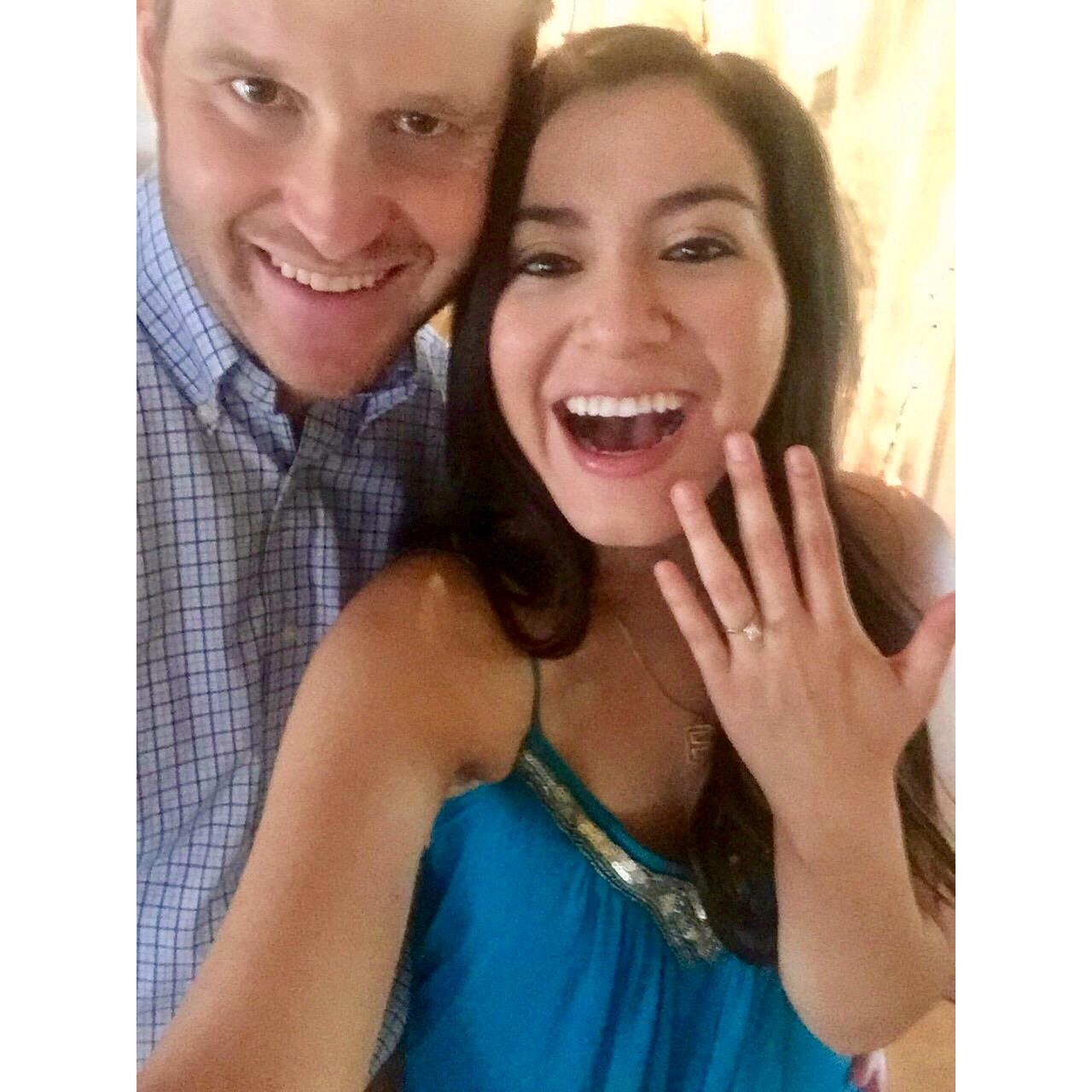 September 9, the day we got engaged!