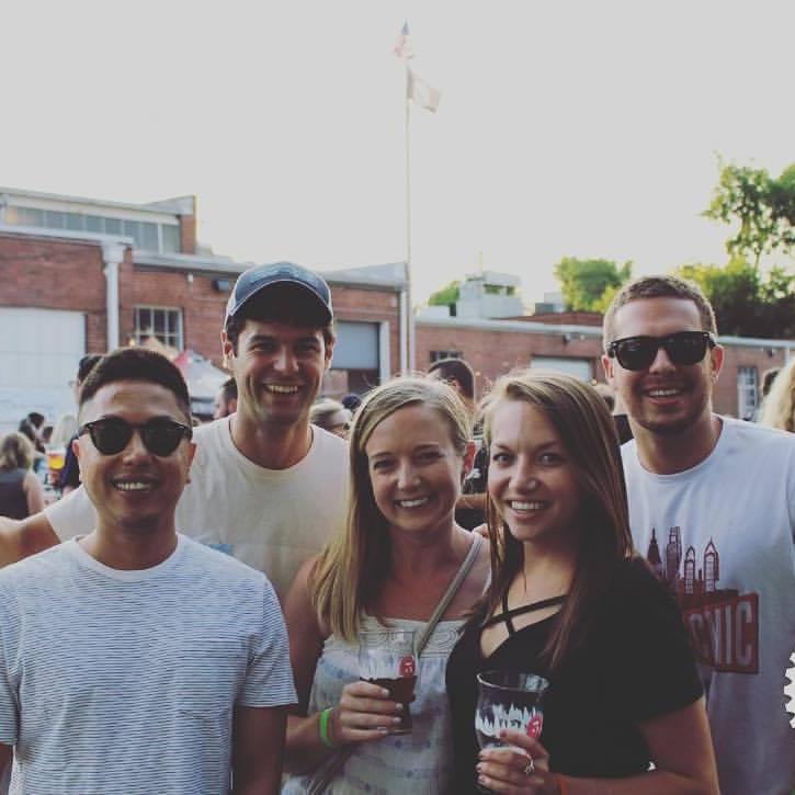 Union Brewery's 5th Anniversary Party with friends