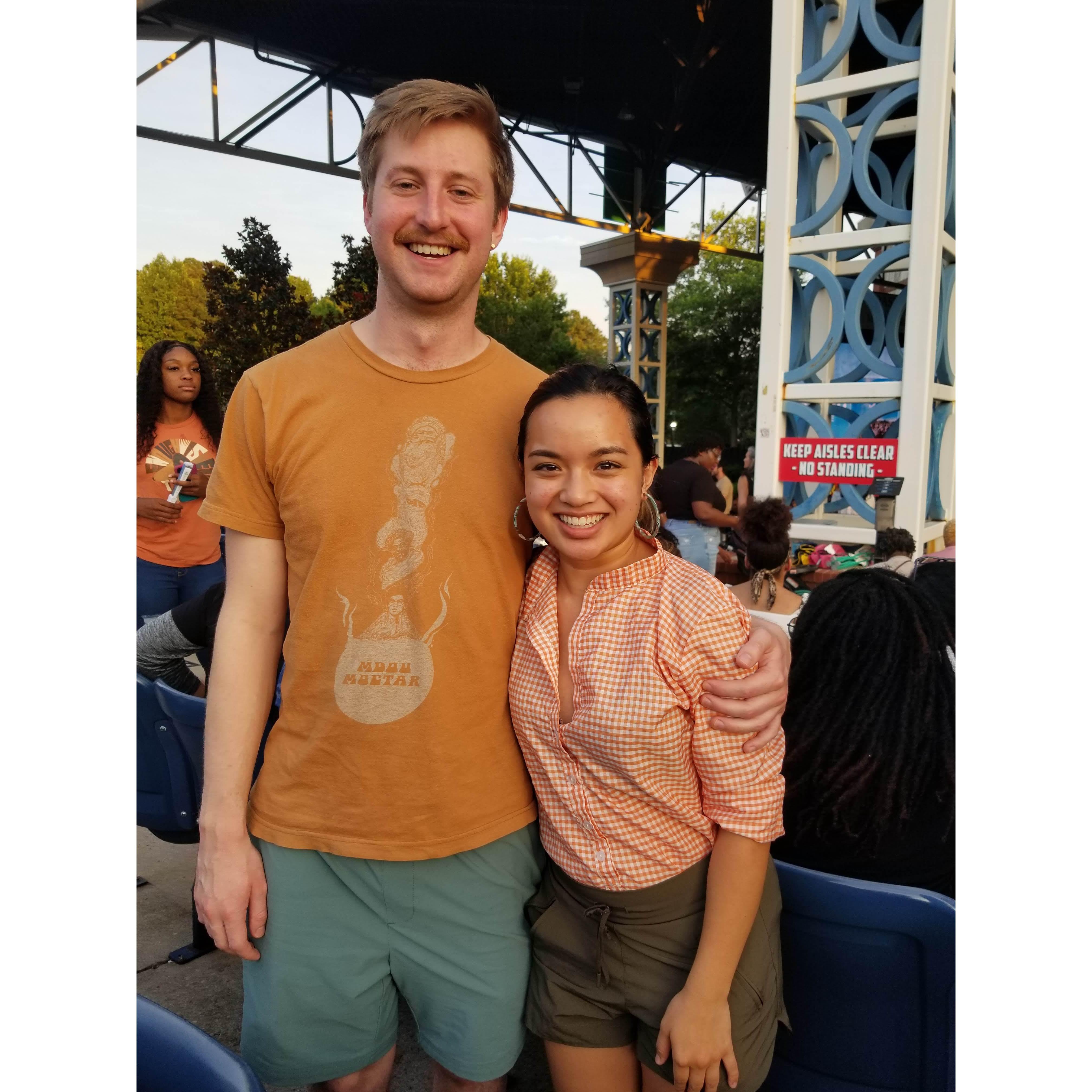 Color coordinating at the Kingdom Tour