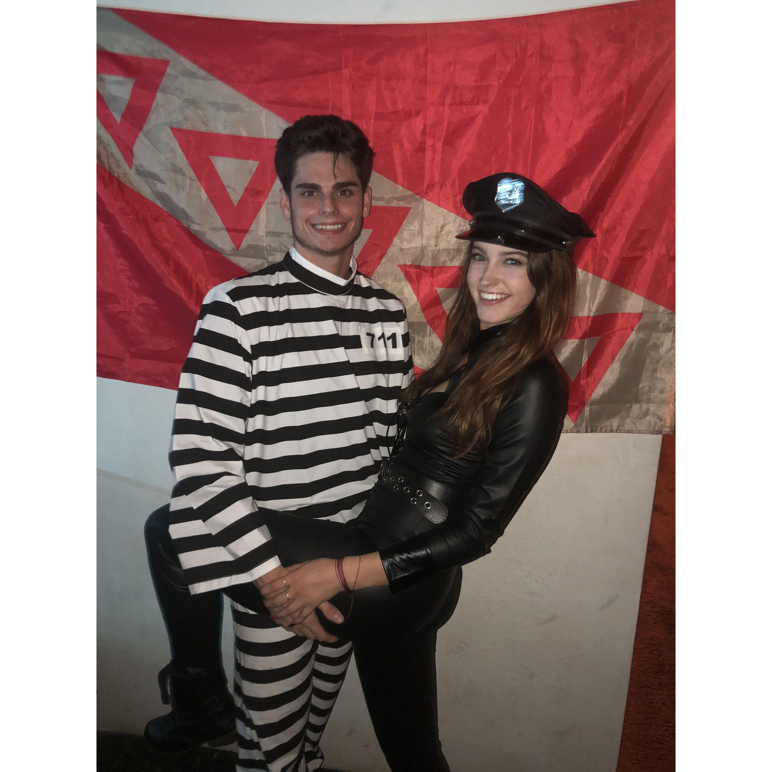 Shannon and Jason's first halloween as a couple.