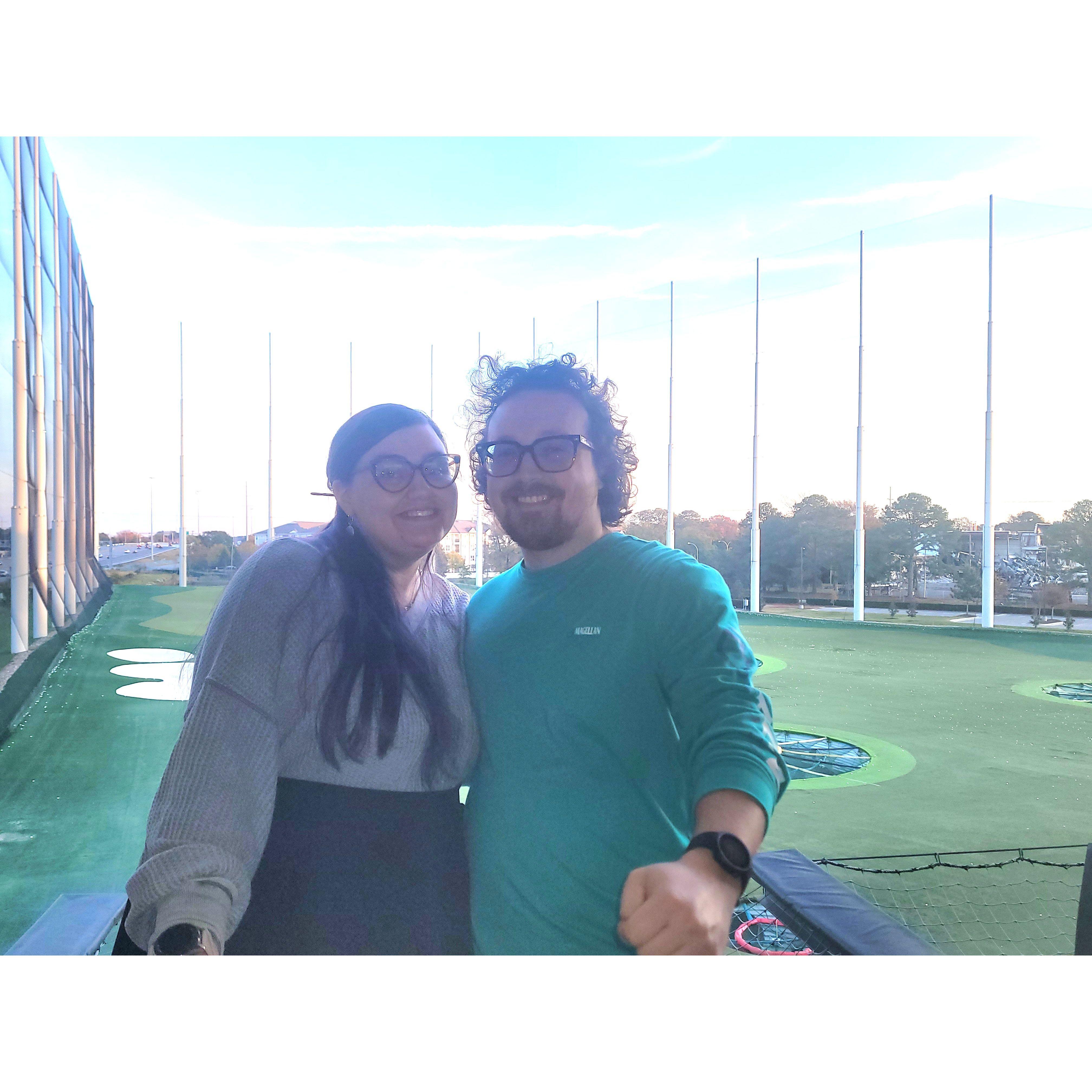 Met the Smiths at Top Golf