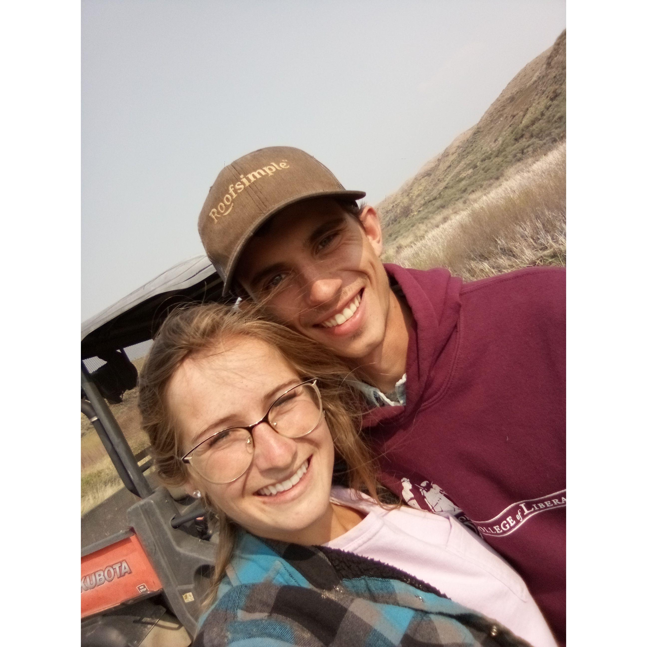 Summer working on a Wyoming farm