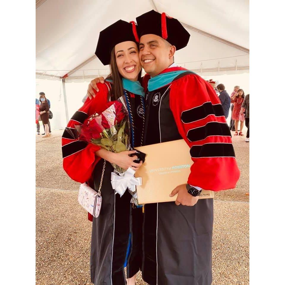 Graduating optometry school!