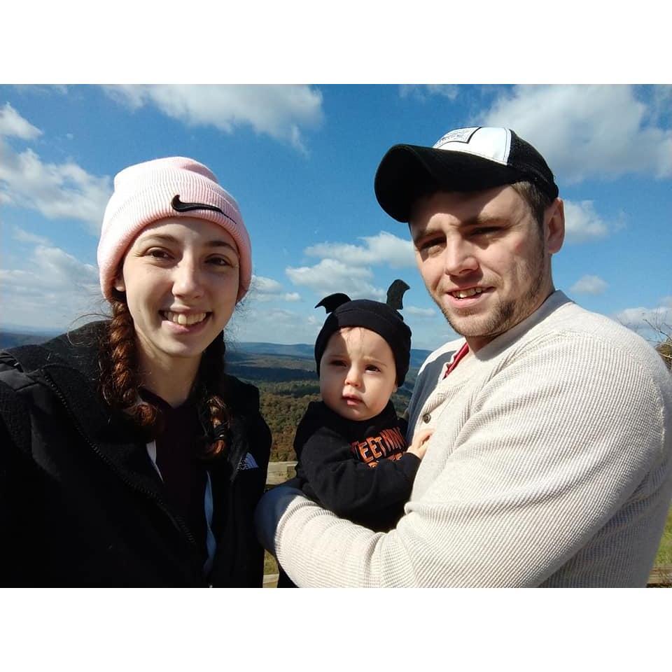 Exploring the Mountains at Aunt Barbs. October 2018.