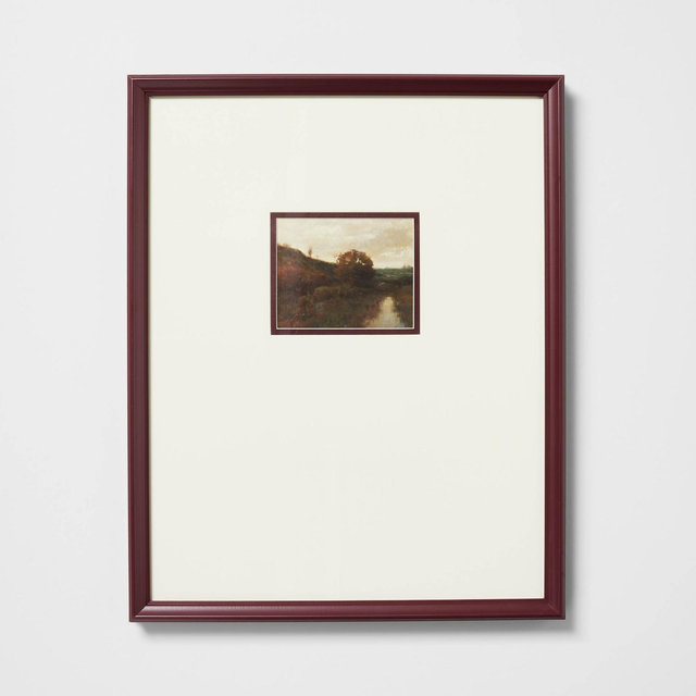 16"x20" Landscape with Color Frame and Mat Wall Art - Threshold™ designed with Studio McGee