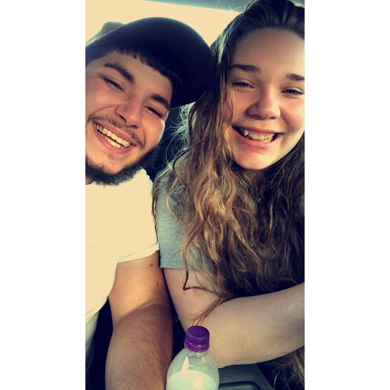 In Duffield in 2018 after hiking Devil's Bathtub