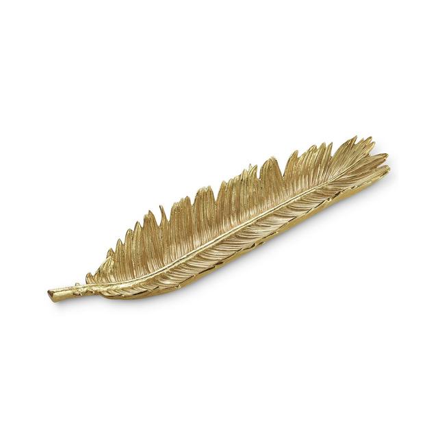 Michael Aram Gold Sago Palm Bread Plate