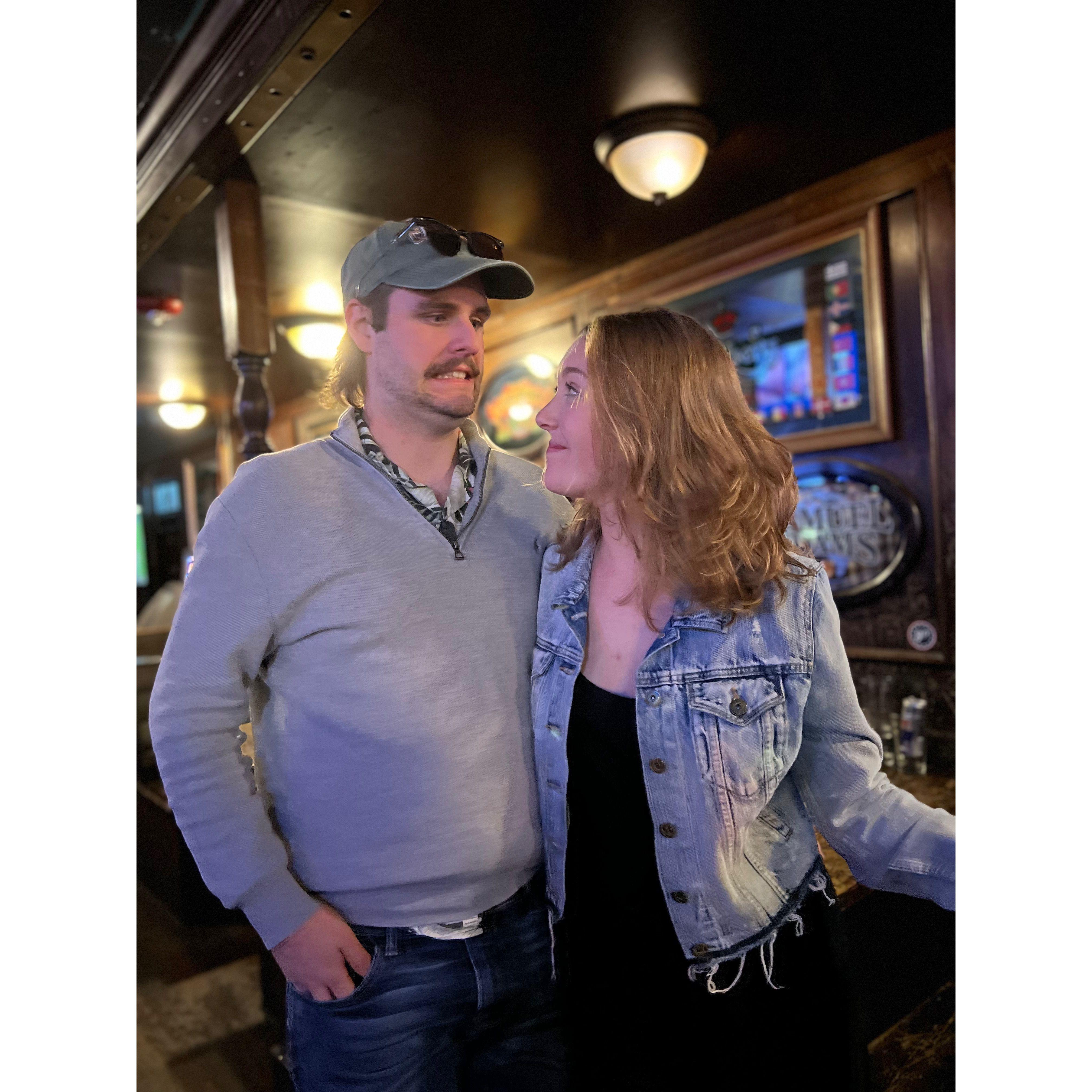 Hannah's 26th birthday in SLO! Went to visit our old favorite bar Frog & Peach
