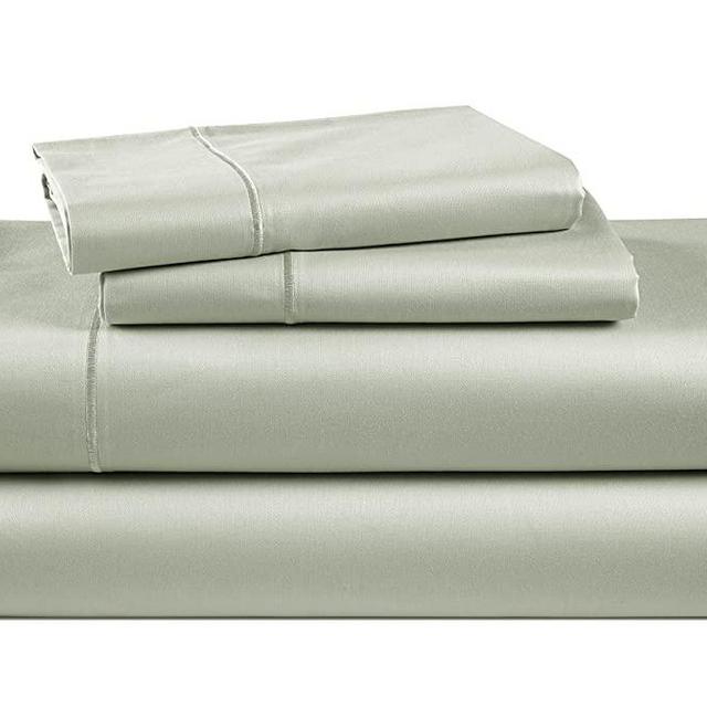 Luxury 100% Egyptian Cotton Bed Sheets - 1000 Thread Count 4-Piece Mineral Queen Sheets Set, Long Staple Cotton Bedding Sheets, Sateen Weave, Hotel Sheets, 16" Deep Pocket (Fits Upto 17" Mattress)