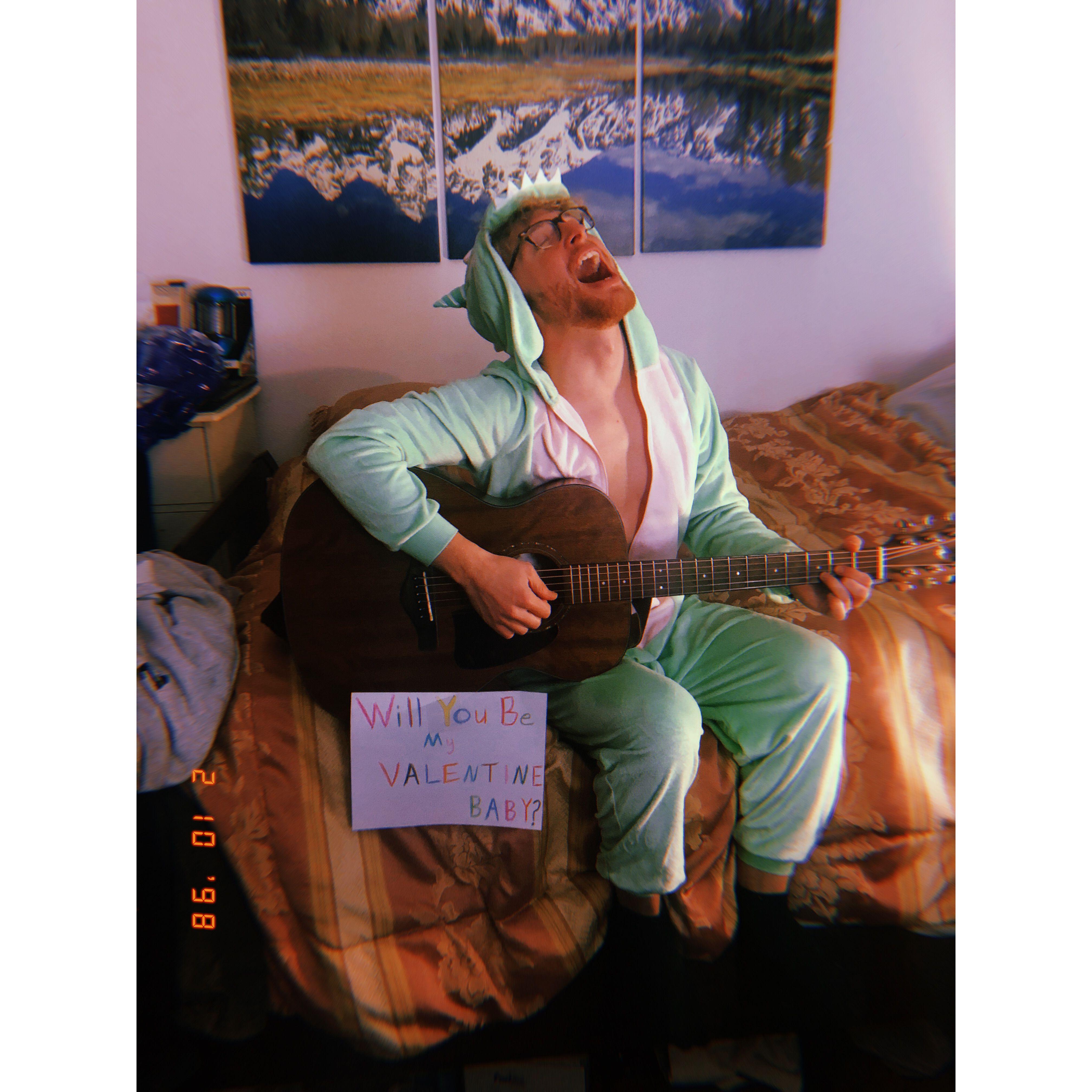 Erik's first Valentine Proposal