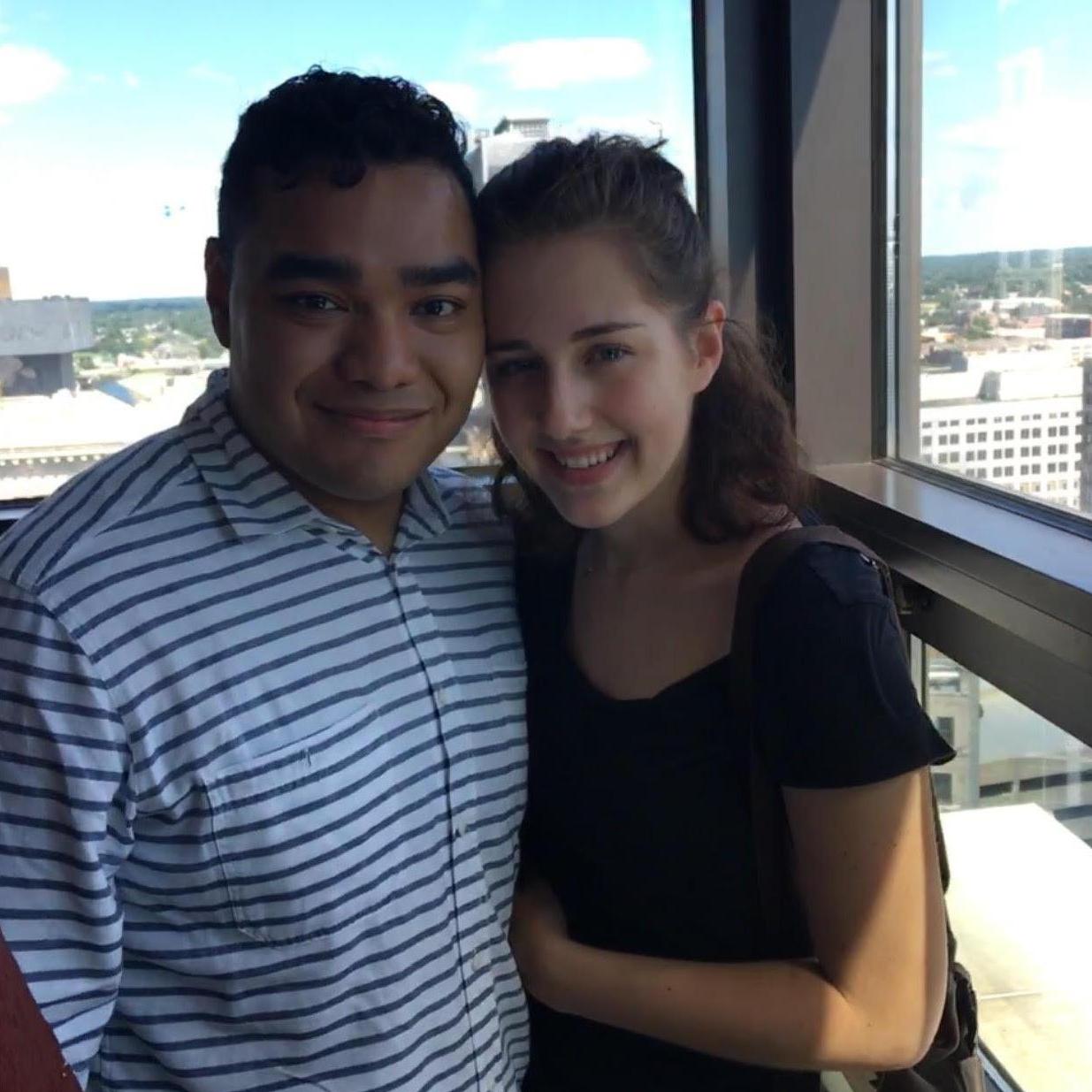 Our first date in Indianapolis! For some reason we thought it'd be a great idea to climb a million flights of stairs in the middle of Summer as a first date.